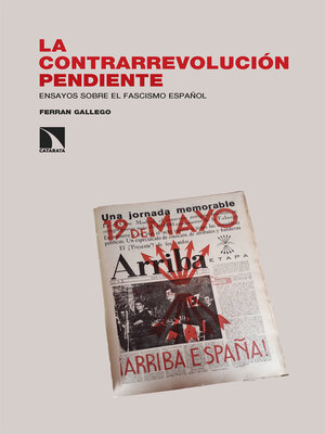 cover image of La contrarrevolución pendiente